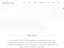 Tablet Screenshot of profitas.com