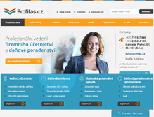 Tablet Screenshot of profitas.cz